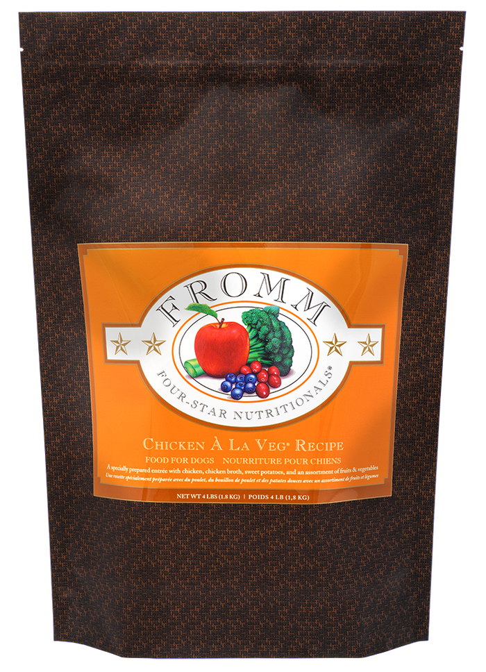Fromm 4 Star Dry Dog Food-Chicken À La Veg Recipe - Dog.Dog.Cat.
