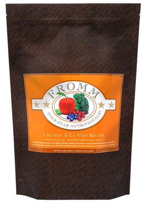 Fromm 4 Star Dry Dog Food-Chicken À La Veg Recipe - Dog.Dog.Cat.