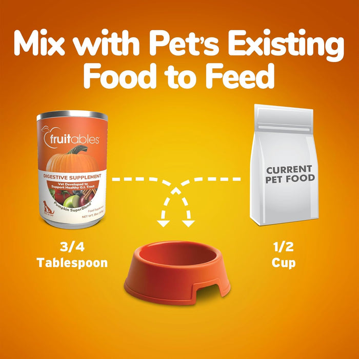 Fruitables Canned Food-Pumpkin Ginger : 15 oz - Dog.Dog.Cat.