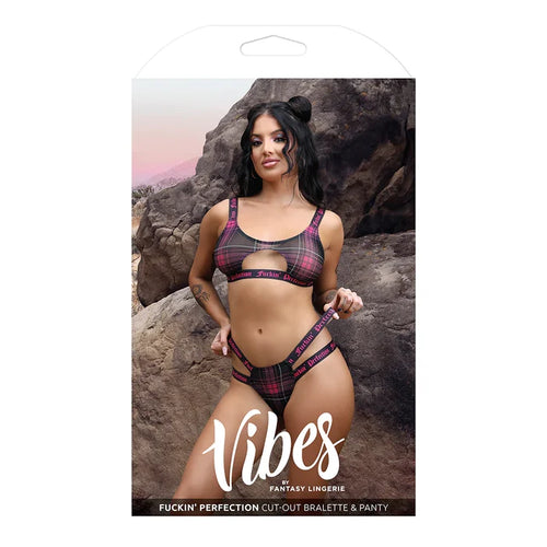 Fuckin' Perfection Bralette & Panty Set
