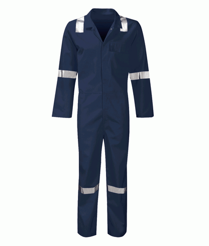 Pico Flame Retardant Coverall with concealed stud front action back side hip pockets chest Velcro pocket EN ISO 11612 11611
