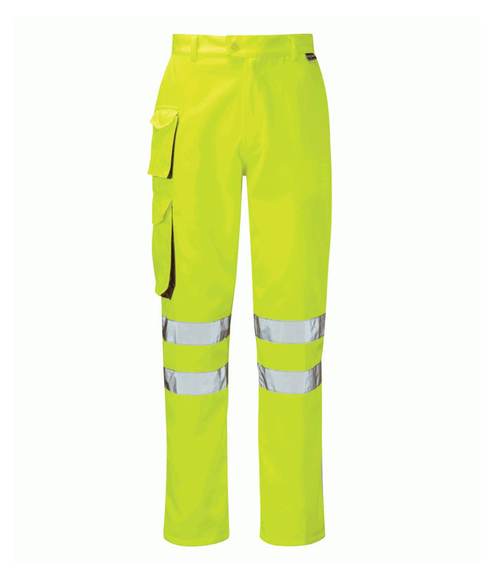 Gamma Combat Trouser Tall Leg high-visibility trousers 80% polyester 20% cotton 275GSM with leg pocket phone pocket and button zip front
