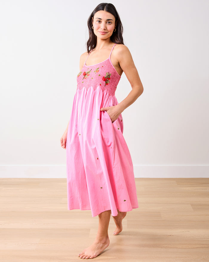 Kitchen Garden - Naya Nightie - Rose - Printfresh