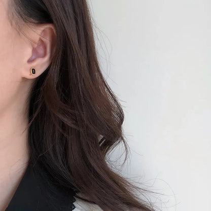 Gold-Plated Green Chalcedony and Black Onyx Jewelry Set Crushes.