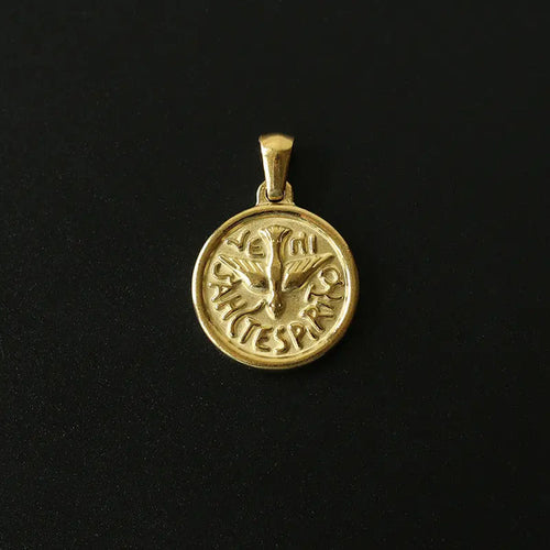 Gold Plated Roman Coin Pendant - Pantsnsox