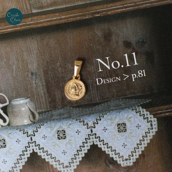 Gold Plated Roman Coin Pendant - Pantsnsox