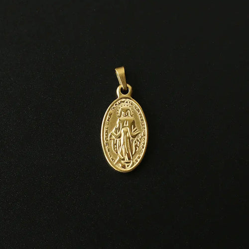 Gold Plated Roman Portrait Pendant - Pantsnsox