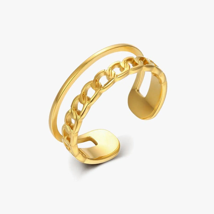 Golden Crown Open Ring Pantsnsox