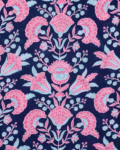 Harbor Honeysuckle - The Muse Dress - Navy Shore - Printfresh