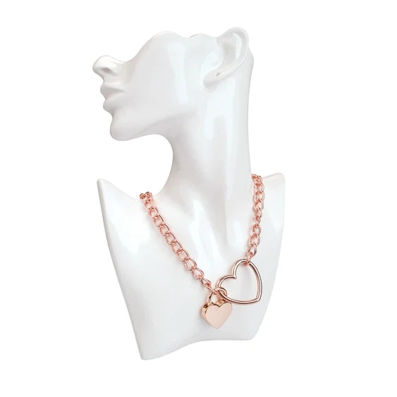 Heart Slip Chain Choker