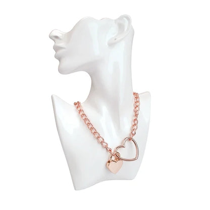 Heart Slip Chain Choker