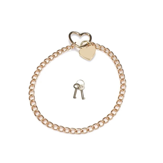 Heart Slip Chain Choker