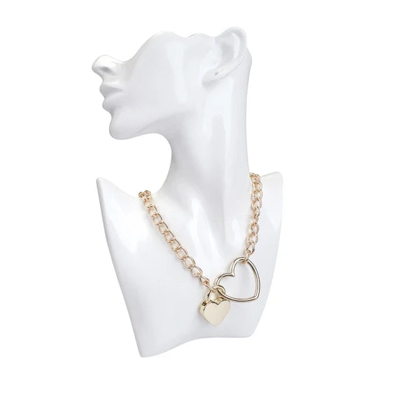 Heart Slip Chain Choker