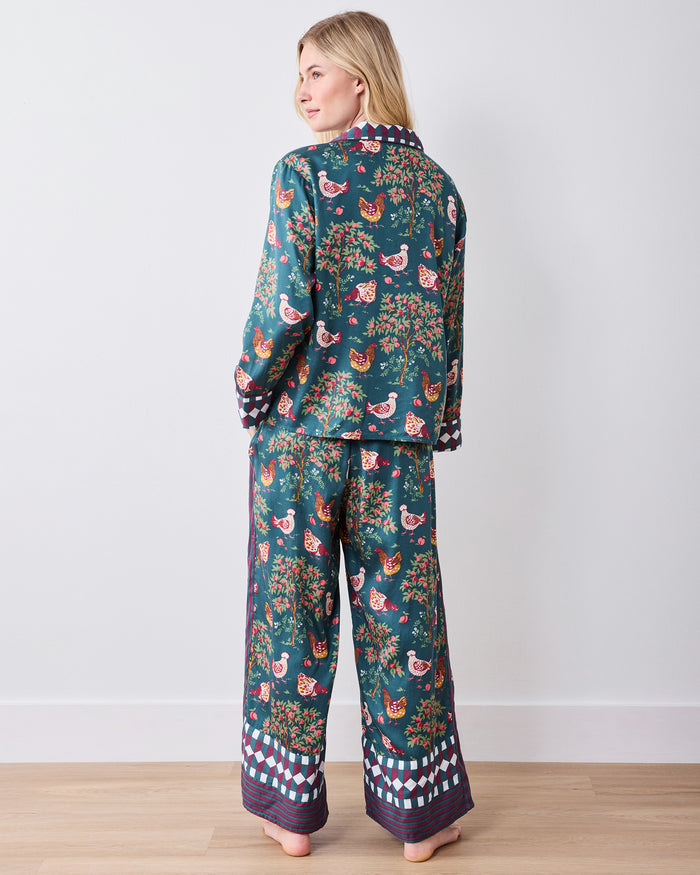 Hen House - Eco Satin Rittenhouse Set - Navy - Printfresh