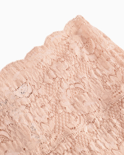 Beige Thong - Never Say Never High Waisted Thong