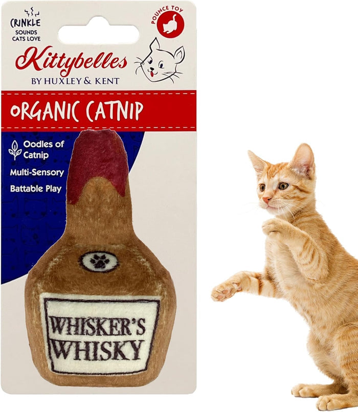 Whisker's Whisky Plush Cat Toy - Dog.Dog.Cat.