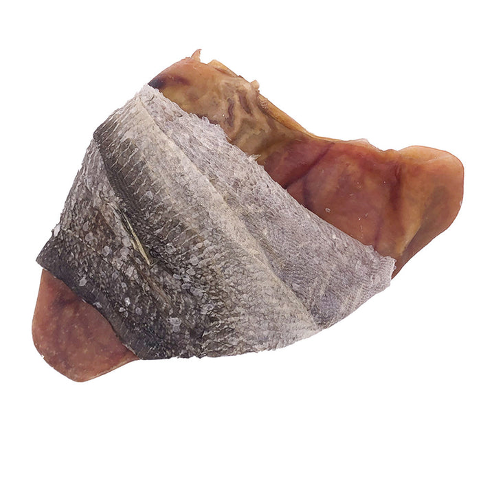 Icelandic+ Cod-Wrapped Pig Ear Dog Treat - Natural Long-Lasting Chew - Dog.Dog.Cat.