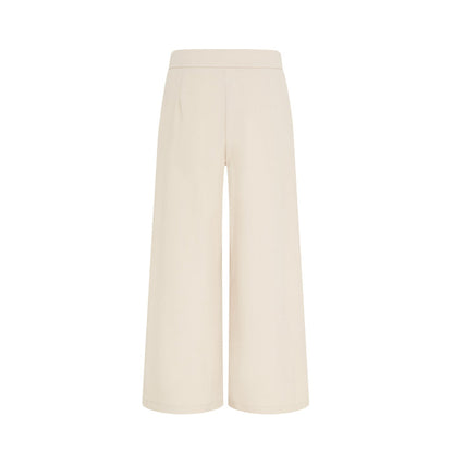 Ivy Culotte High-Waist Twill Trousers
