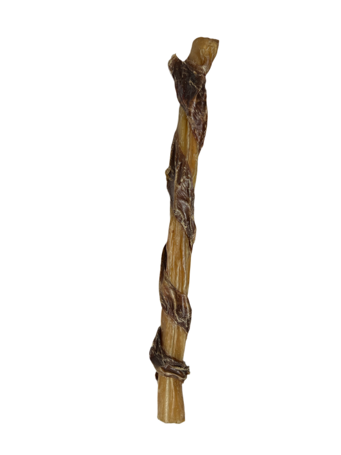 Jerky Wrapped Bully Stick - Dog.Dog.Cat.