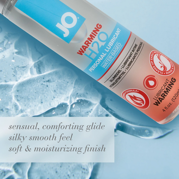 JO H2O Water Based Lubricant JO Warming 4oz