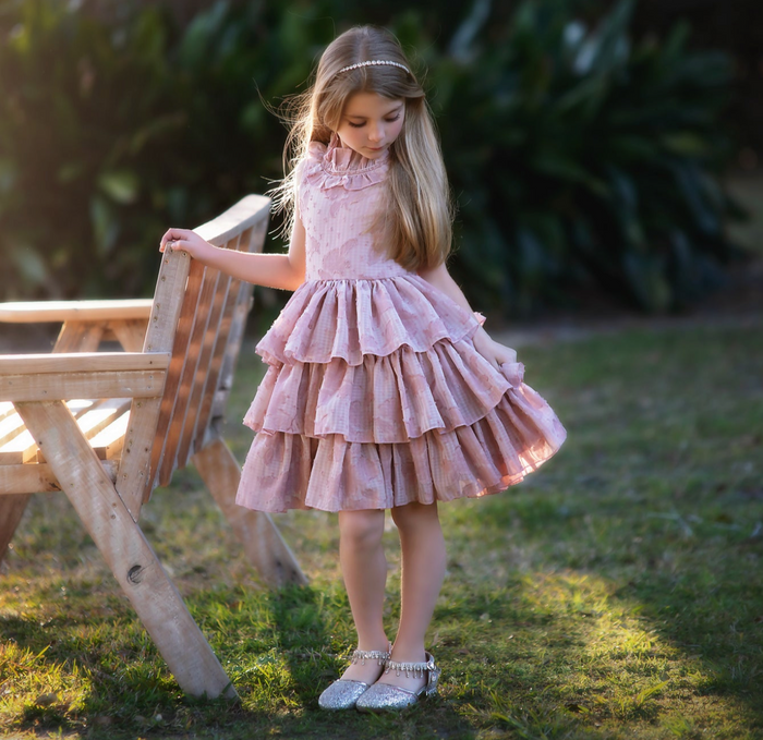 JOELLE DRESS ROSE