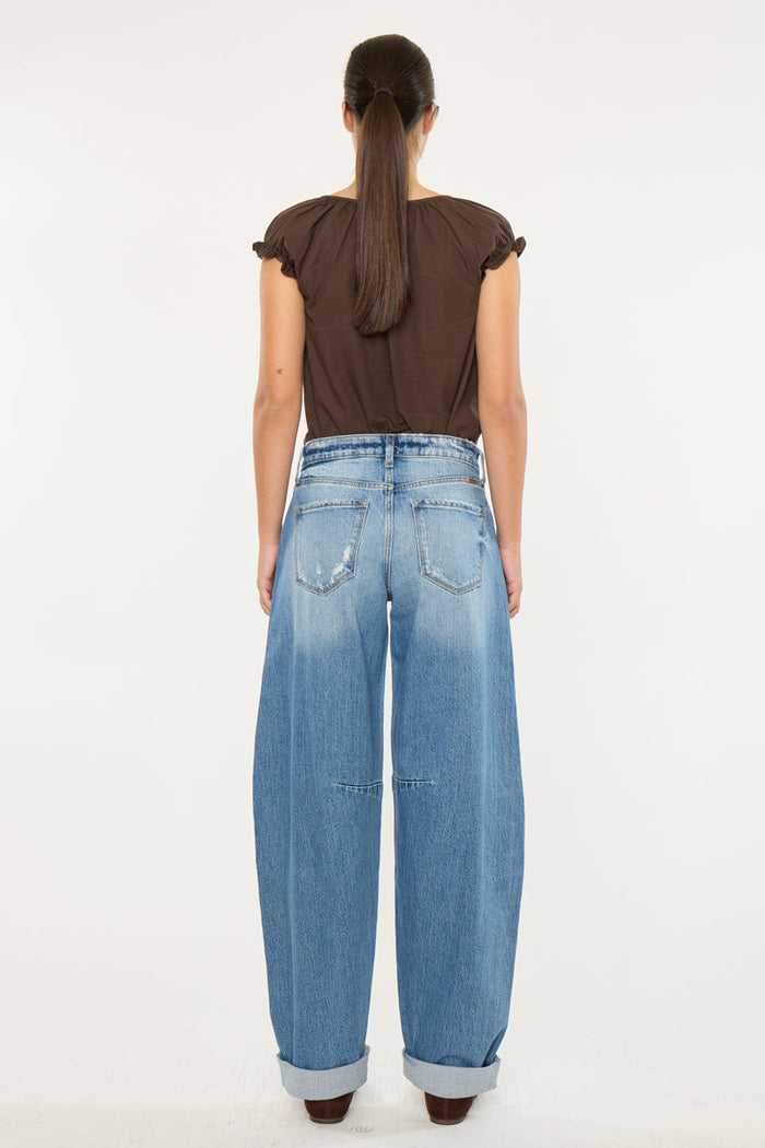 Kancan Low Slung Horseshoe Jeans