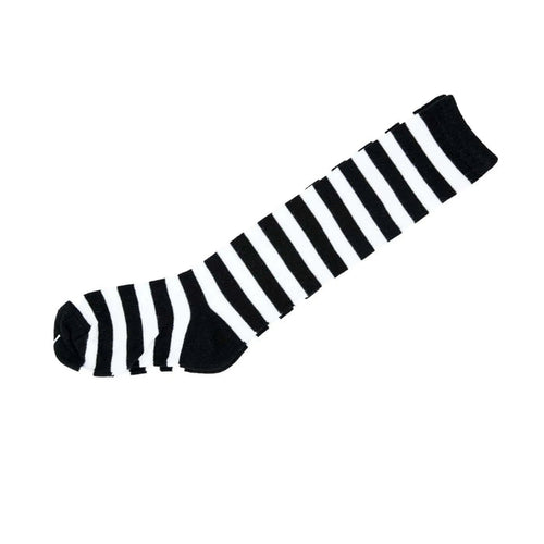 Kids Stripe Knee High Colorful Casual Pure Cotton Creative Socks 5-8 9-12 13-3 Pantsnsox