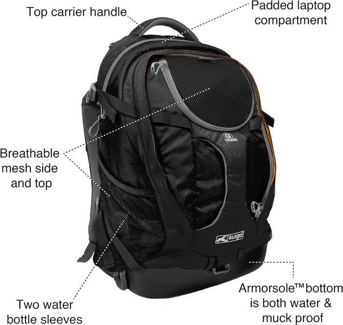 Kurgo G-Train Dog Carrier Pack-Black - Dog.Dog.Cat.