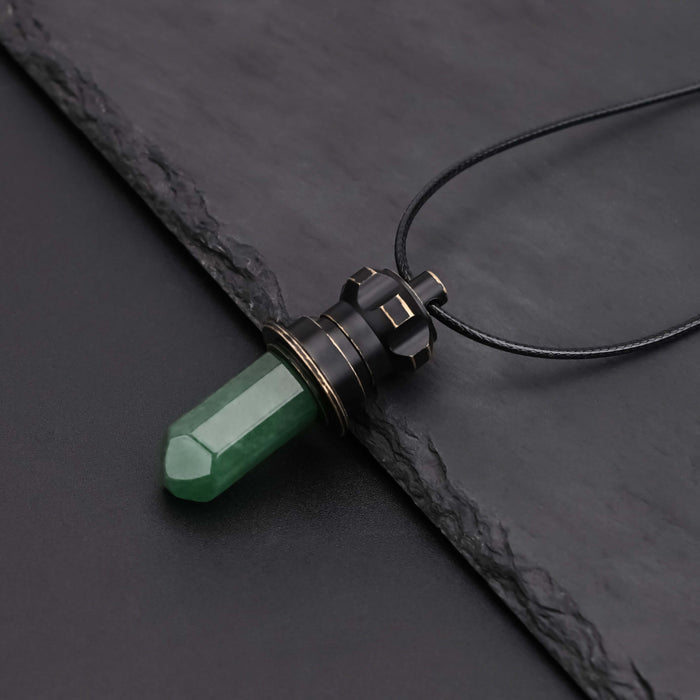 Kyber Crystal Pendant Necklace