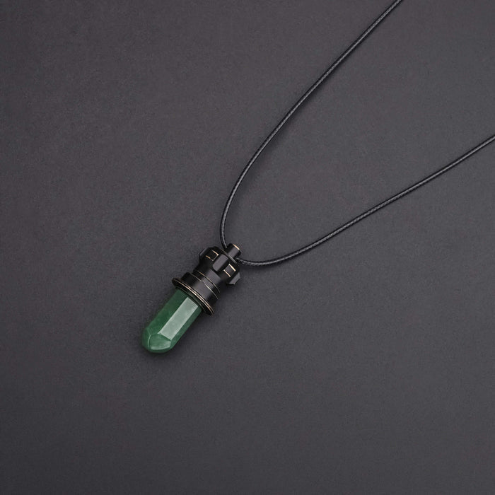 Kyber Crystal Pendant Necklace