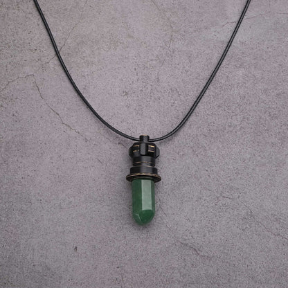 Kyber Crystal Pendant Necklace