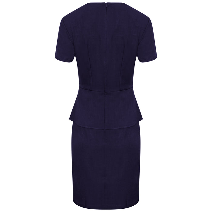 La Beeby Coco Polyester Peplum Dress
