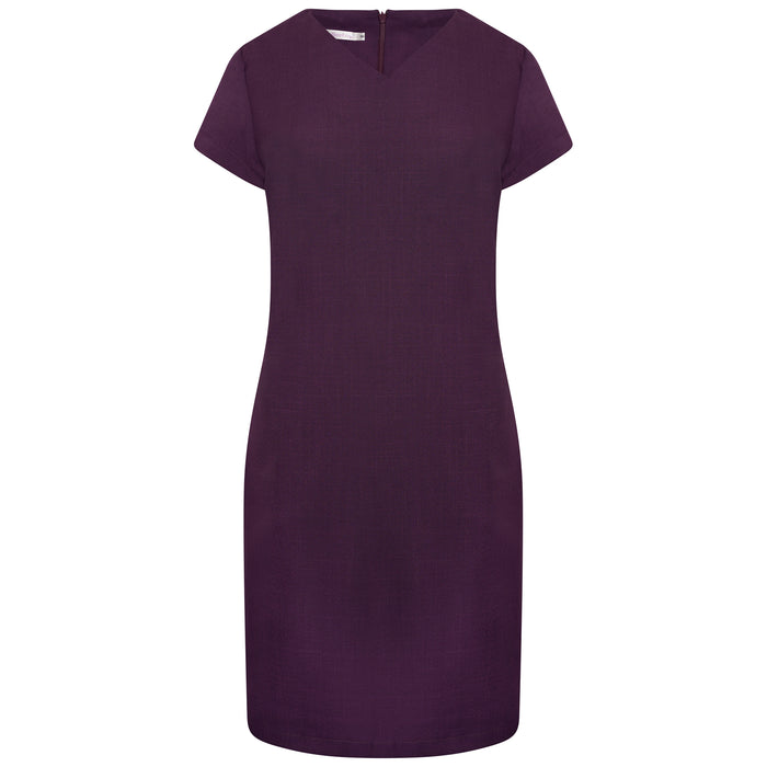 La Beeby Maya Polyester Dress Notch Sleeves