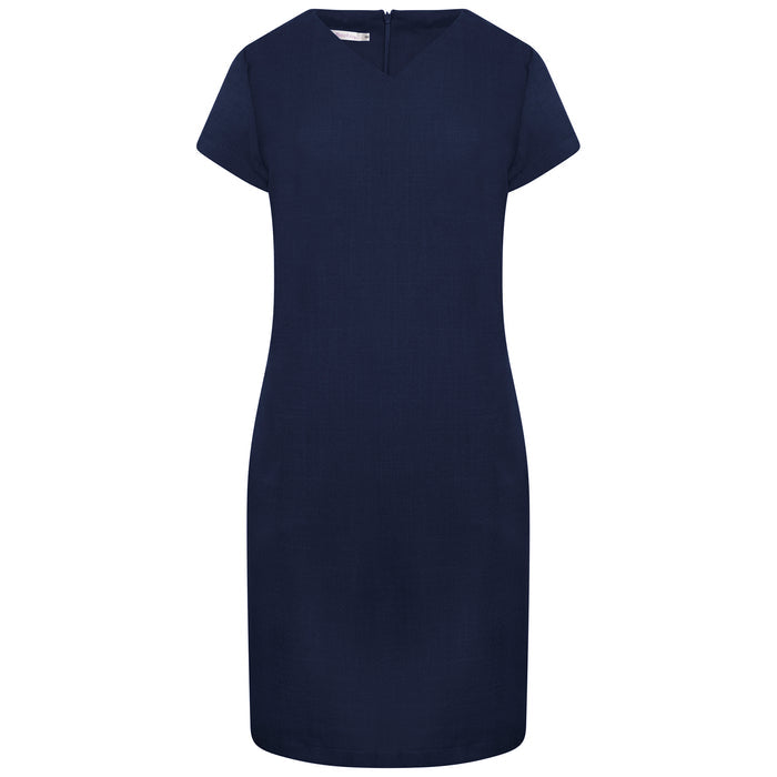 La Beeby Maya Polyester Dress Notch Sleeves