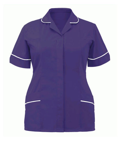Classic Tunic Ladies Multi-Colour | Purple/White - Eg Clothing UK