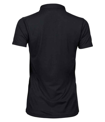 Tee Jays Ladies Luxury Sport Polo Shirt | Black - Eg Clothing UK