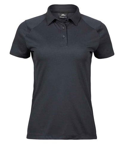 Tee Jays Ladies Luxury Sport Polo Shirt | Dark Grey - Eg Clothing UK