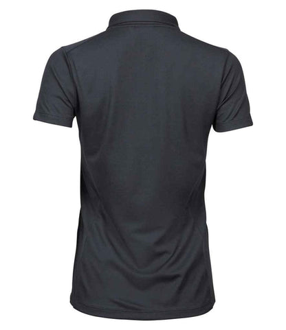 Tee Jays Ladies Luxury Sport Polo Shirt | Dark Grey - Eg Clothing UK