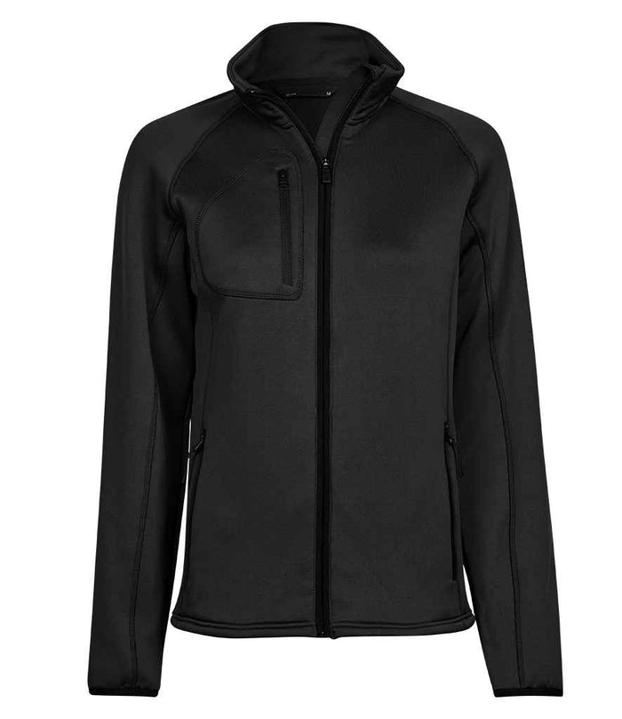 Tee Jays Ladies Stretch Fleece Jacket tailored silhouette stretch fleece fabric lightweight thermal insulation for active use