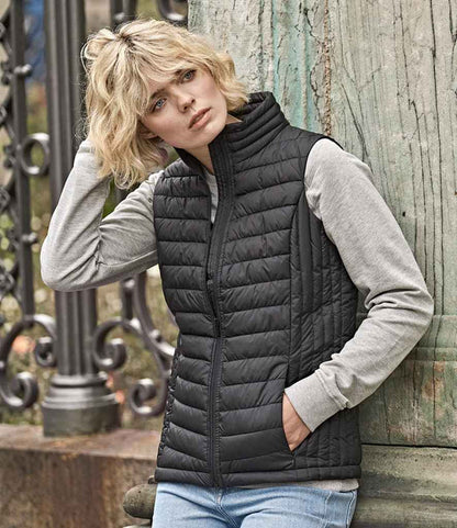 Tee Jays Ladies Zepelin Padded Bodywarmer | Black - Eg Clothing UK