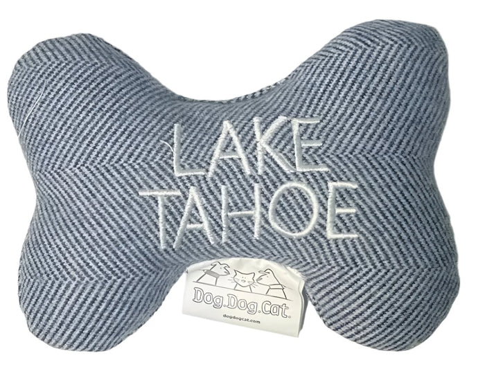 Lake Tahoe Tweed Bone Dog Toy - Dog.Dog.Cat.