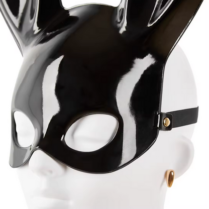 Lapin Noir Patent Leather Mask