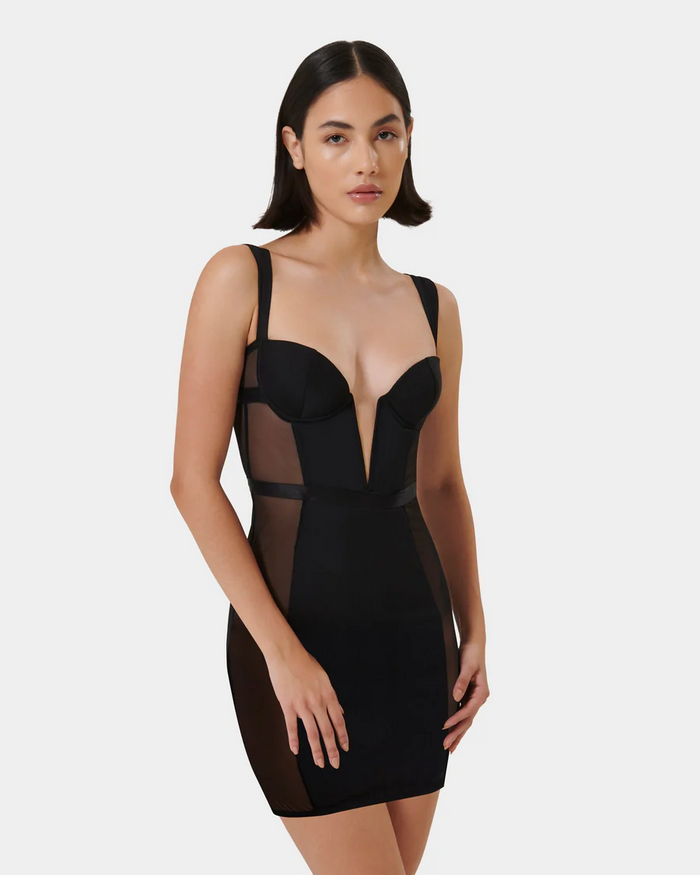 Lara Wired Dress Black