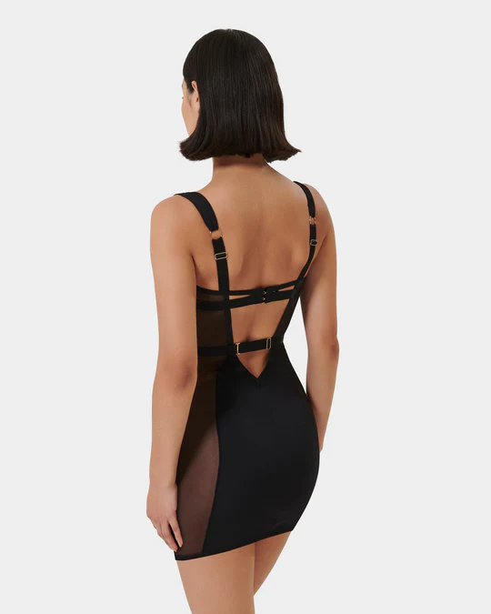 Lara Wired Dress Black