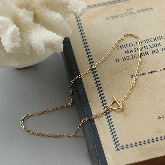 Large Trace Chain Necklace - Pantsnsox