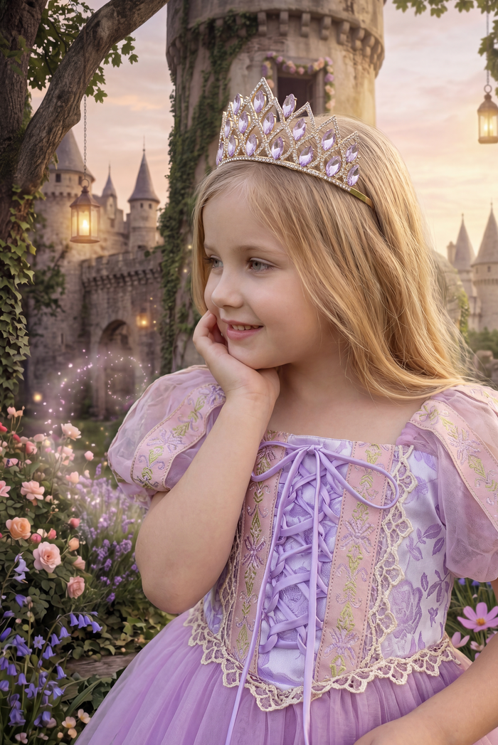 LAVENDER JEWEL CROWN