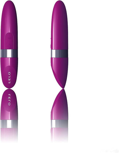 LELO Mia 2 Lipstick Vibrator - Discreet Deep Rose Personal Massager, Waterproof & USB Rechargeable LELO