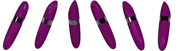 LELO Mia 2 Lipstick Vibrator - Discreet Deep Rose Personal Massager, Waterproof & USB Rechargeable LELO