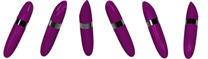LELO Mia 2 Lipstick Vibrator - Discreet Deep Rose Personal Massager, Waterproof & USB Rechargeable LELO