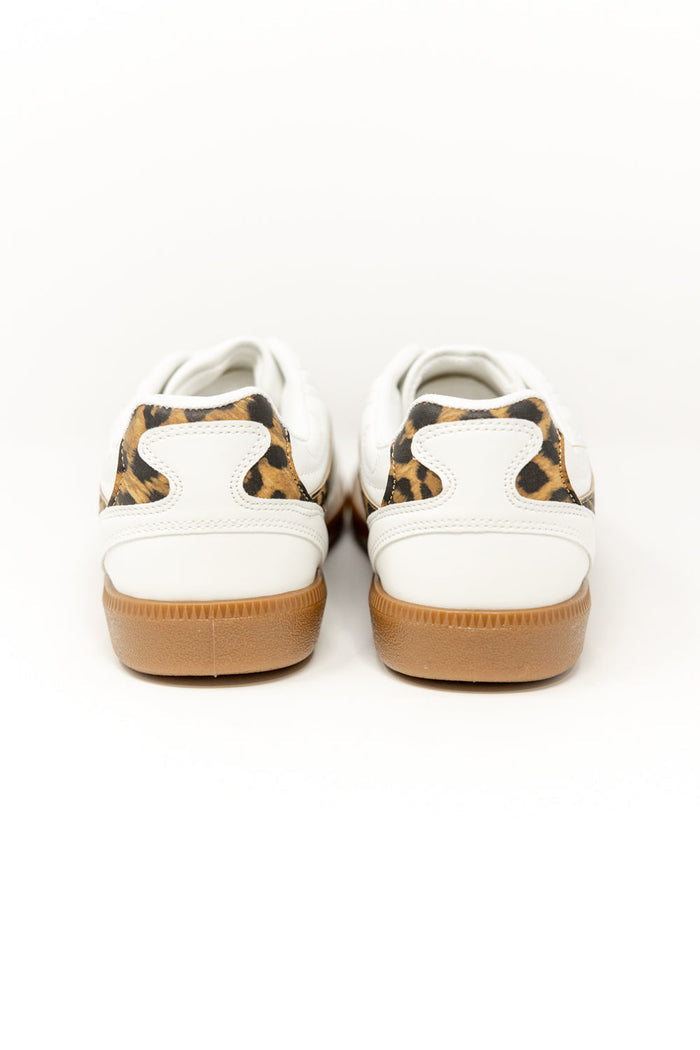 Leopard Striped Sneakers